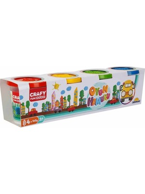 Crafy 4'lü Oyun Hamuru 560 gr.
