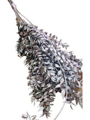 Event Party Store Çiçek Kurusu Buket Gümüş 10 Dal 80CM