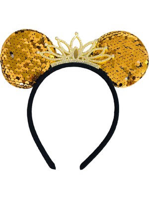 Event Party Store Taç Minnie Gold Pullu