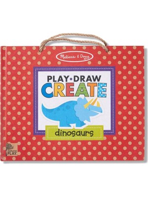 Melissa&Doug Melissa & Doug Oyna, Çiz, Yarat Dinozorlar Manyetik Aktivite Seti