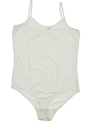 Gümüş İç Giyim Gümüş 4025 Bayan Ip Askılı Çıtçıtlı Body