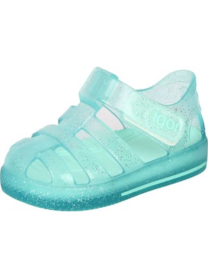 Igor S10265 Star Glitter Plaj Havuz  Kız Çocuk Deniz Sandaleti Mint Yeşil