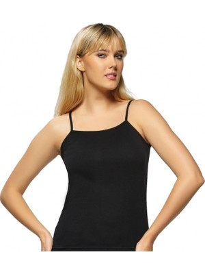 Gümüş İç Giyim Gümüş 4047 Kadın Likralı Ip Askılı Atlet