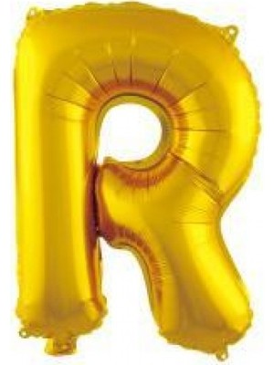 İKM Harf Balon Folyo Küçük Boy 16 Inç  35 cm Gold R