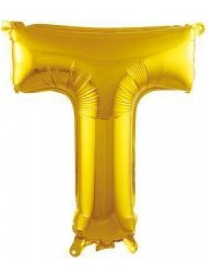 İKM Harf Balon Folyo Küçük Boy 16 Inç  35 cm Gold T