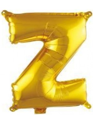 İKM Harf Balon Folyo Küçük Boy 16 Inç  35 cm Gold Z