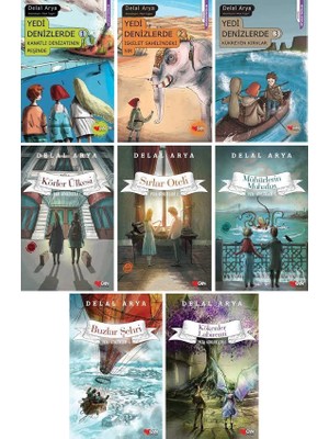 Delal Arya 8 Kitap Set - Pera Günlükleri - Yedi Denizlerde