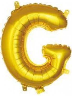 İKM Harf Balon Folyo Küçük Boy 16 Inç  35 cm Gold G