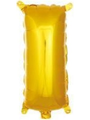 İKM Harf Balon Folyo Küçük Boy 16 Inç  35 cm Gold I