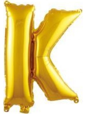 İKM Harf Balon Folyo Küçük Boy 16 Inç  35 cm Gold K