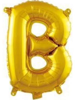 İKM Harf Balon Folyo Küçük Boy 16 Inç  35 cm Gold B