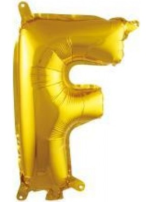 İKM Harf Balon Folyo Küçük Boy 16 Inç  35 cm Gold F