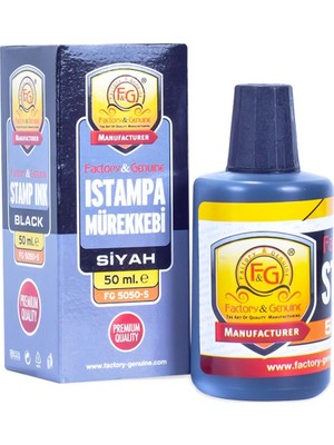 Nurgün Fg Istampa Mürekkebi 50 ml Siyah