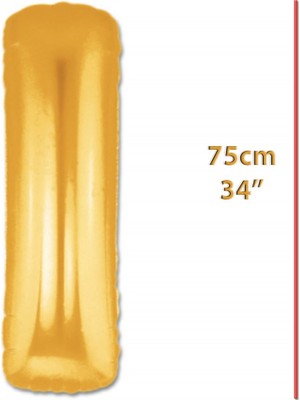 İKM Harf Balon Folyo Orta Boy  75 cm Gold I