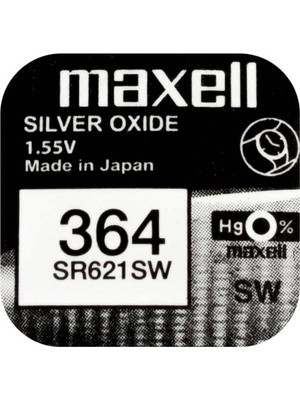 Maxell 364 SR621SW 1.55V Saat Pili