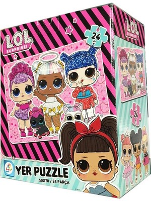 Laço Kids L.o.l Surprıse Dev Yer Puzzle 24 Parça 50X70 cm
