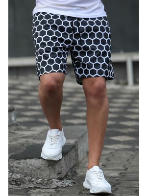 Madmext Siyah Erkek Deniz Şortu 4255