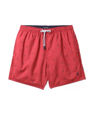 Nautica Erkek Kırmızı Şort Mayo T01102T.6NR