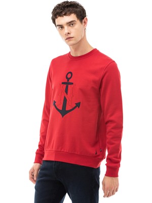 Nautica Erkek Kırmızı Sweatshirt K03041T.6NR