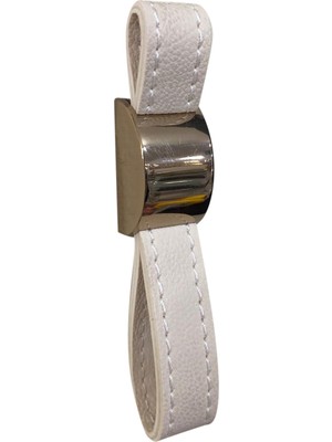 Dizaynaks Deri Kulp Dikey Parlak Mocca Krem Deri