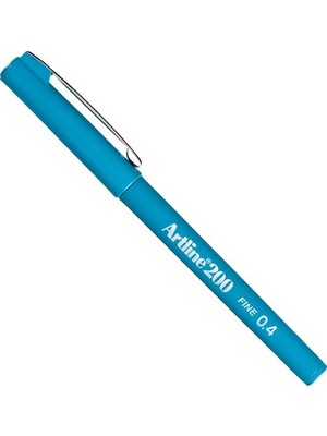 EK-200 Fineliner Ince Uçlu Keçeli Kalem 0.4 mm Sky Mavi