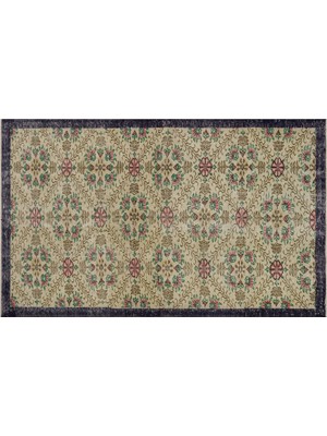 Sempati Halı Eskitme El Dokuma Vintage Halı 158 x 258 cm 7442