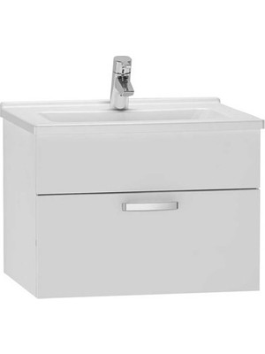 Vitra S50 Lavabo Dolabı 60  cm Tek Çekmeceli Parlak Beyaz 56066