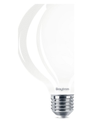 Braytron Glop Tipi Cam Soft G95 E27 7W Sarı Işık LED Ampul BA41-30720