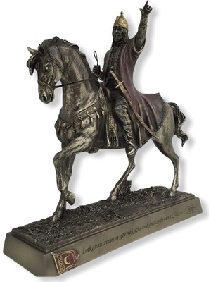 Rakun Home Wıse Bronz Fatih Sultan Mehmet Biblo