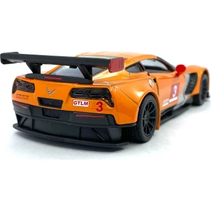 2016 Corvette C7.r Çek Bırak 5inch. Lisanslı Model Araba , Oyuncak Araba 1:36