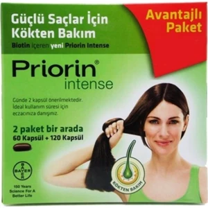Priorin Intense Avantajlı Paket 120 + 60 Kapsül