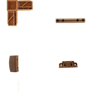Flaş Group Pvc Sineklik Aksesuar Set 100 Adet Sineklik Aksesuar Set Kapı Pencere Aksesuar Altınmeşe
