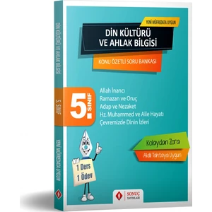 Sonuç Yayınları  5.Sınıf Din Kültürü ve Ahlak Bilgisi -KÖ-SB - 2019