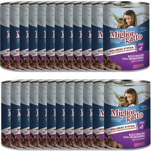 Gatto Av Hayvanlı Konserve Kedi Maması 405 gr x 24 Adet