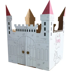 Prigo Karton Şato Oyun ve Boyama Evi