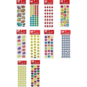 3D Puffy Sticker 10'lu