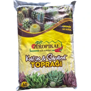 Bitki Fidanım Tropikal Kaktüs ve Sukulent Toprağı 2,5 Lt
