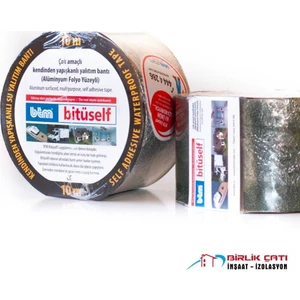 Bitüself 10 cm Yeşil Su Yalıtım Bandı