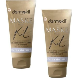 Gold Altın Maske Kil Içerikli Soyulabilir Yüz Maskesi 75 ml x 2 Adet