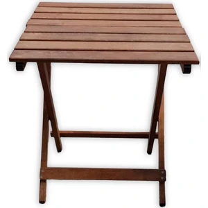 Ahşap Katlanır Masa Piknik Masası Balkon Masası