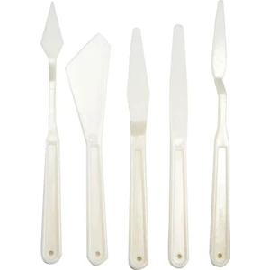 Plastik Spatula Seti, Spatul, Akrilik Boya, Yağlı Boya, Hobi Çalışmaları 5'li
