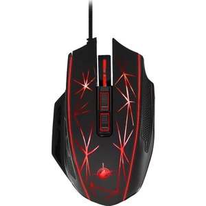 MF Product Strike 0267 Işıklı Ağırlık Ayarlı Kablolu Mouse Siyah