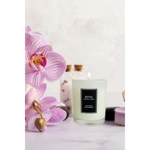 Royal Mum  Beyaz Sabun Kokulu - 180 gr - Metal Kapaklı - Beyaz Bardak Mum