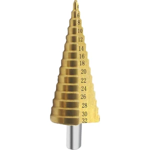 Kademeli Matkap Ucu Metal Sac Delme 4-32 mm Titan