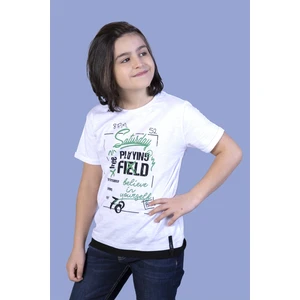 Erkek Çocuk Etek Garnili T-Shirt
