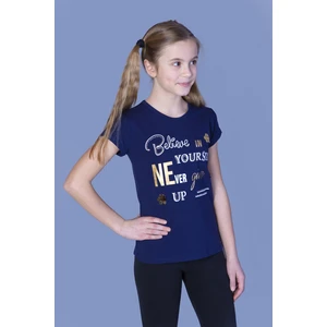 Kız Çocuk Never Pullu Baskılı T-shirt