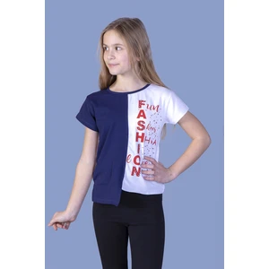 Kız Çocuk Fasihon Garni T-shirt
