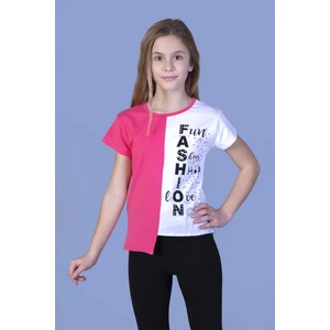 Kız Çocuk Fasihon Garni T-shirt