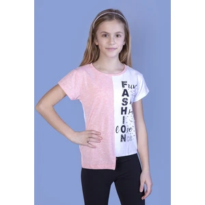 Kız Çocuk Fasihon Garni T-shirt