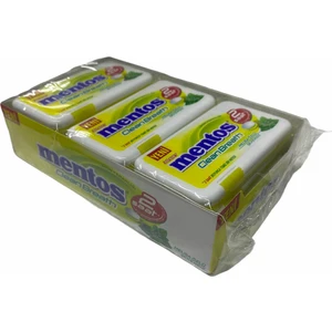 Mentos Clean Breath 2 Saat Limon Aromalı Tablet Şeker 21 gr 12 Adet